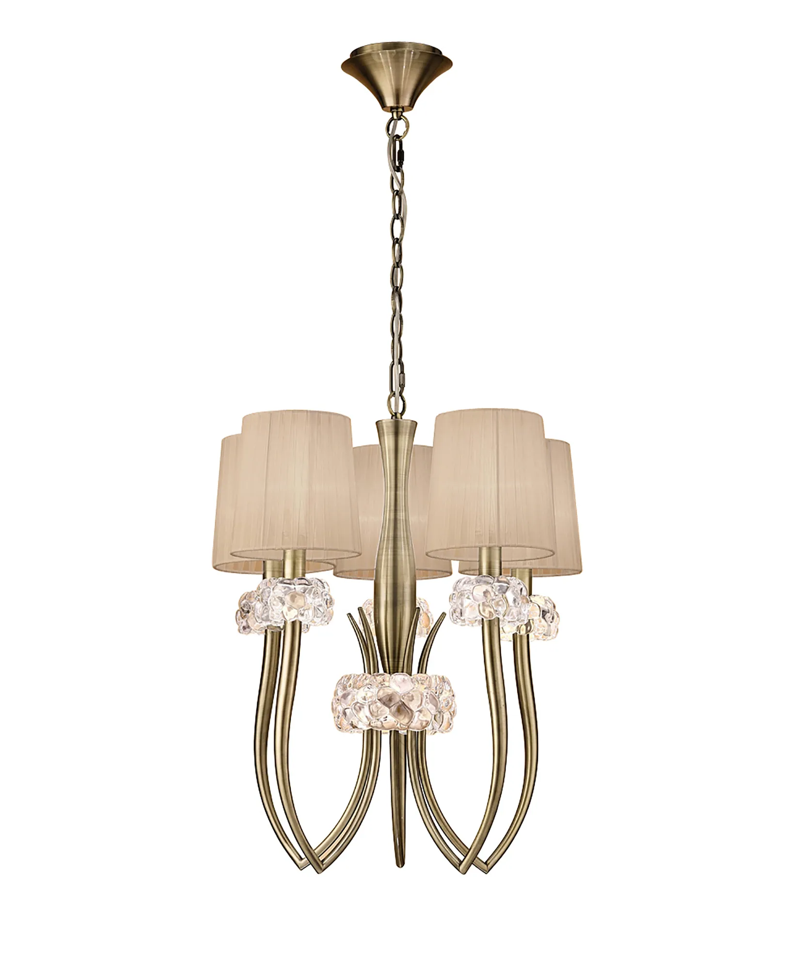 M4632AB/SB  Loewe AB Pendant 5 Light